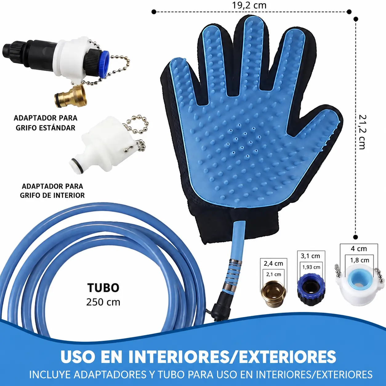 Guante para Baño de Mascotas